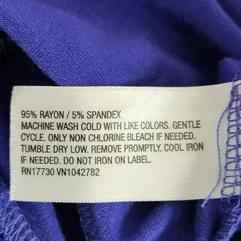 Ava & Viv Purple Sleeveless Knit Dress Size XXL Purple Sun Dress with Full Skirt