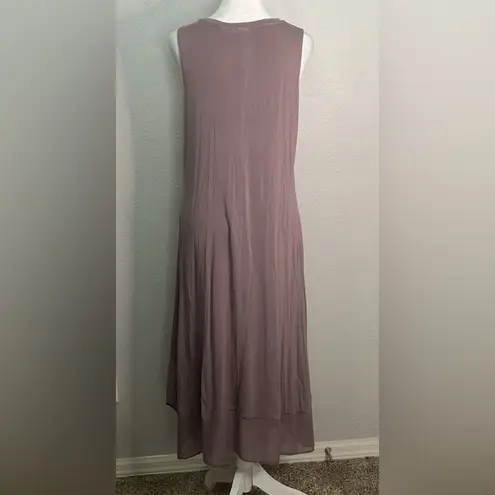 LOGO By Lori Goldstein Logo TShirt Dress Lavender Size Small