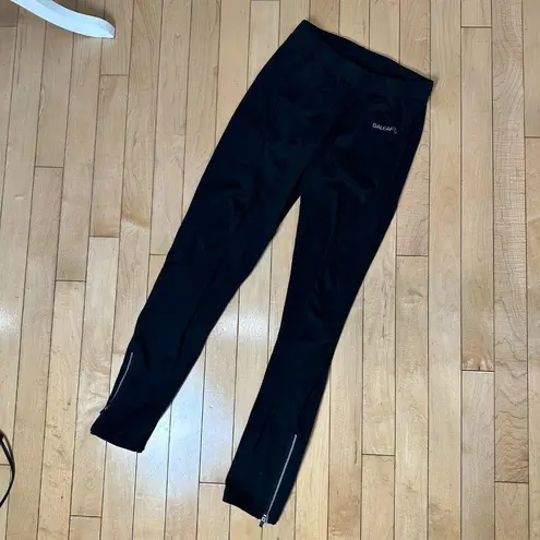 Baleaf Black Zip Ankle Warm Running TIghts Leggings Size XS