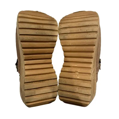 Soda Vintage Rare Suede Mega Chunky Platform Mules