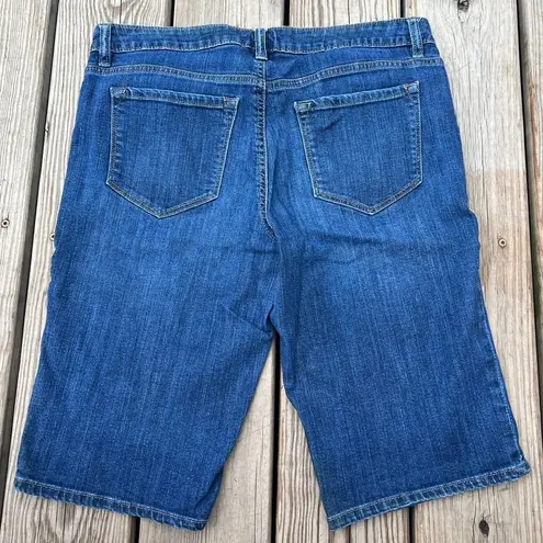 Apt. 9  | bermuda shorts size 8 | modern fit denim bermuda shorts