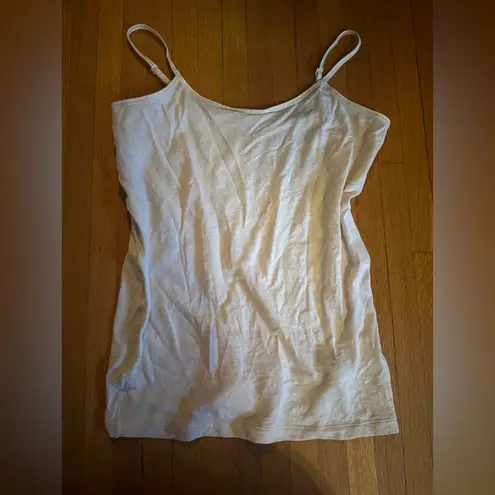 Smartwool Cream/Beige Lace Camisole Tank, Size L