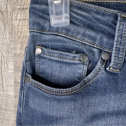 Evidnt Los Angeles Size 26 Verona Skinny Raw Hem Blue Denim Jeans 5 Pocket