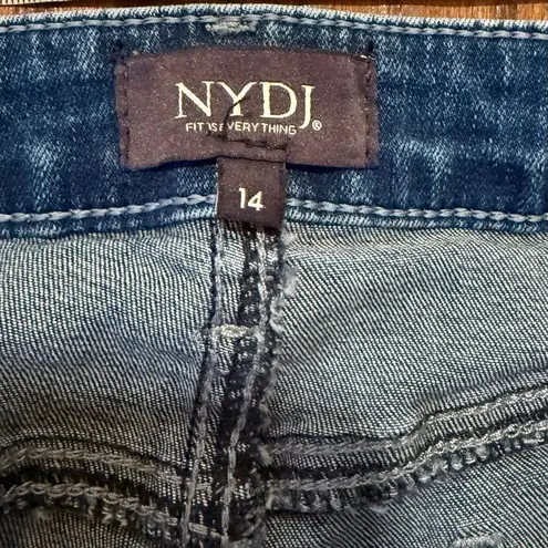 NYDJ Barbara Bootcut stretch high rise jeans size 14