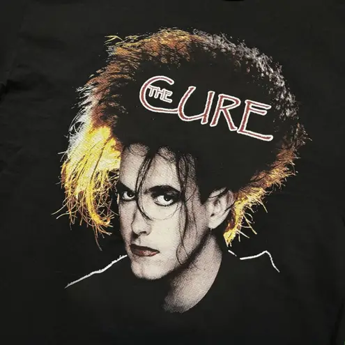 The Cure Robert Smith Gothic Metal Band T-Shirt Size Large