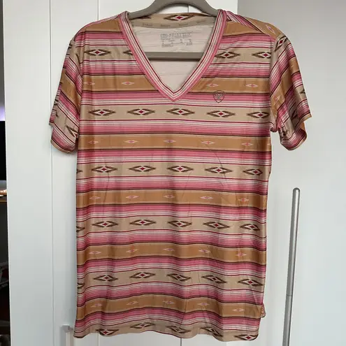 Ariat  Women's Laguna Printed Performance V-Neck T-Shirt, Size M, Like New