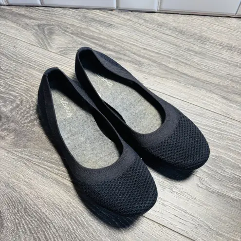 Allbirds Womens Tree Breezer Navy Ballet Flats Knit Shoe Women's 7.5