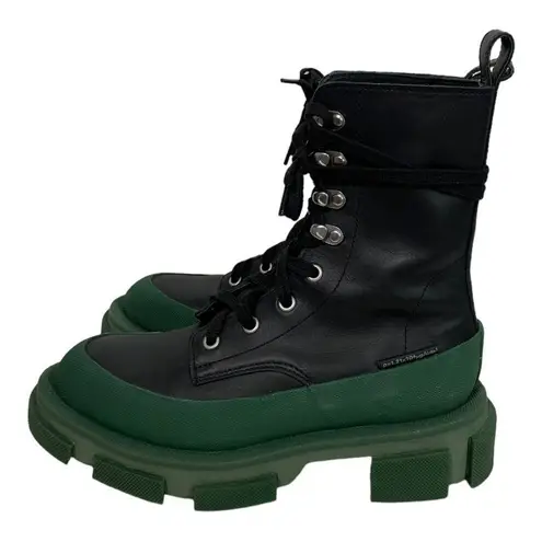 Monse x Both Gao Leather Combat Boots Size 36 Black