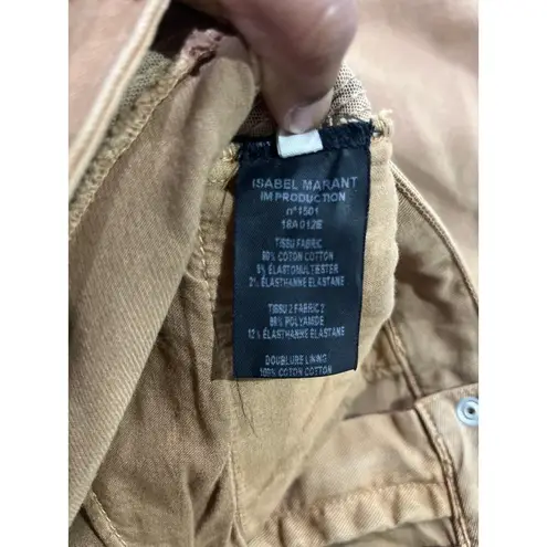 Isabel Marant Etoile Alone Capri Pants With Ankle Zip Sz 40