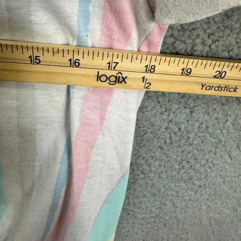 Fine Sports Top Womens Petite Pastel Stripe 80s 90s Pullover Preppy Soft Girl Size undefined