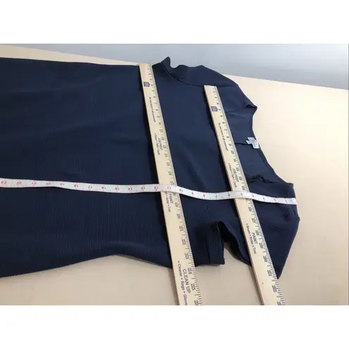 Olivia Matthews Dress Plus 3X Navy Blue Cap Sleeve Fairy Core Feminine Preppy