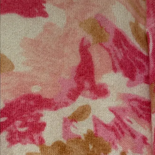 Sézane Sezane mohair La Maille Pink and Brown Crew Neck Sweater small