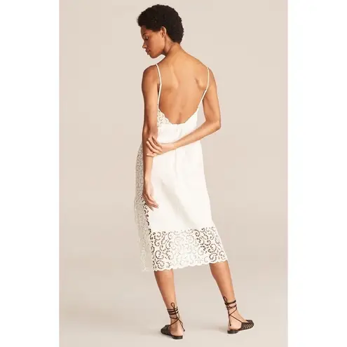 Rebecca Taylor Agnes Embroidery Dress in Milk Size 8 NWT