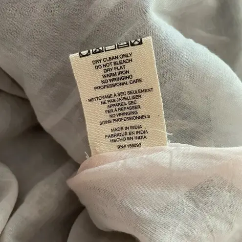 Chufy Amalfi Dress Mini Floral Print Cotton Silk Embroidered Size Small NEW Blue