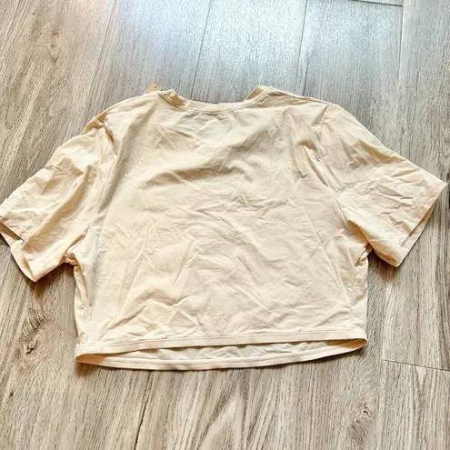 SKIMS Fits Everybody Super Cropped Tee Shirt in Sand Size 2X NWT