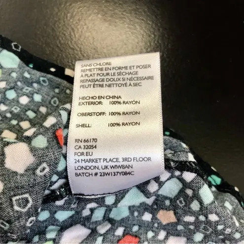 Cooperative Polka Dot Fit & Flare Mini Dress Cutouts Green Black Skater size 6