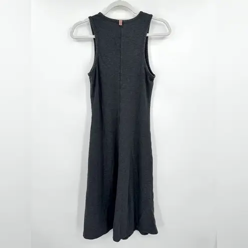Lunya | Restore Grey Fitted Midi Lounge Tank Dress Size Small Gray