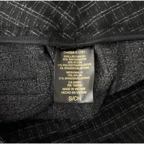 Dalia Pants Womens Small Black White Check Dress Pant Trouser Office Casual