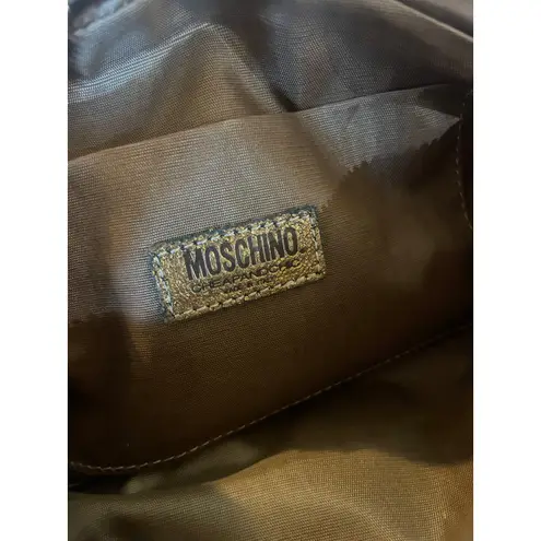 Moschino RARE Vintage Y2K Cheap & Chic Suede Baguette Mini Bag Purse MAUVE