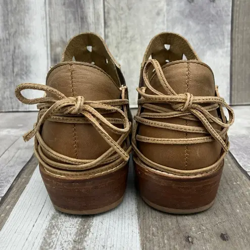 Musse & Cloud Shoes Sz 6 Coolise Ankle Booties Leather Cut Out Boho Western