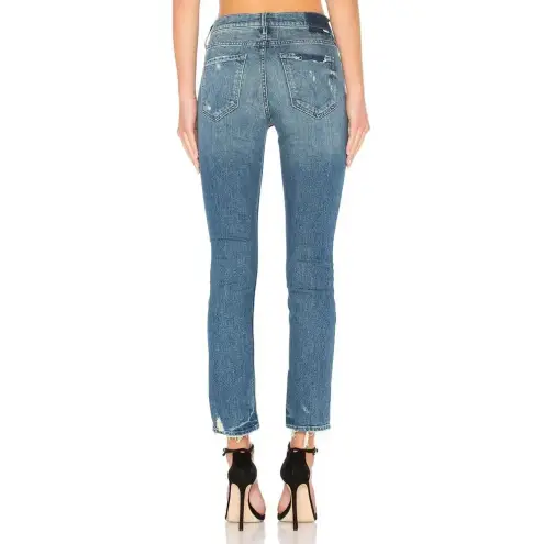 Mother The Flirt Chew in My Soul to Keep Straight Leg Jeans Women's Size 25 Blue