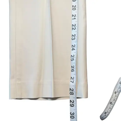 Nic+Zoe White Dress Pants Size 10 Rayon Cotton & Spandex