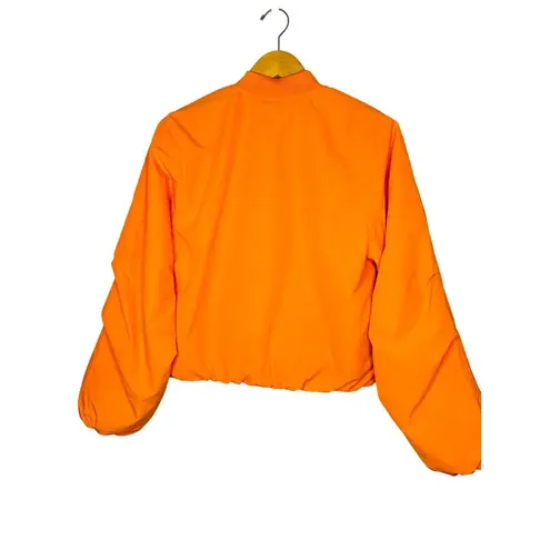 ICHI IHELISO JA Bomber Jacket size 38/ Medium Orange Full zip