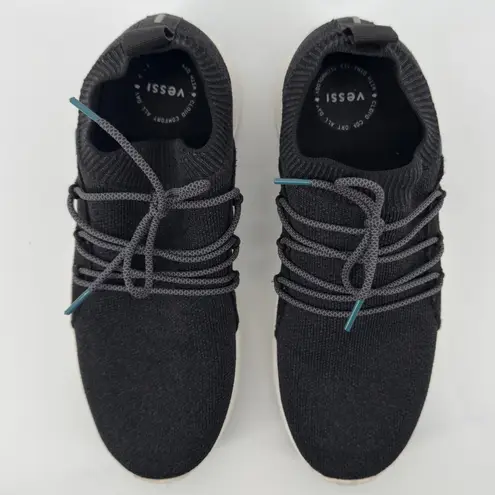 Vessi Cityscape Classic Sneaker Black Women 8 Waterproof Lightweight Slip On