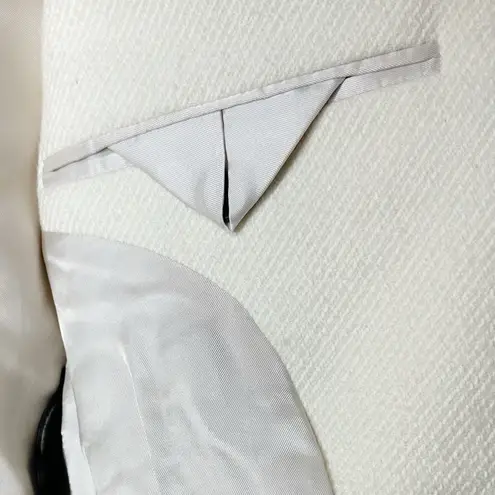 Isabel Marant Cotton Wool Blend Blazer Jacket in Ivory Size 42 (XL US) - Image 8