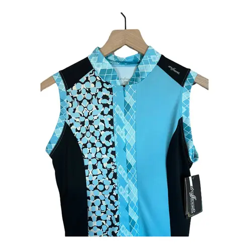 Shee Beest She Beest S-Cut Snake Sleeveless Orion Blue