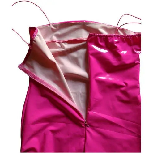 Bubblegum Pink Ruched Bodycon Midi Dress