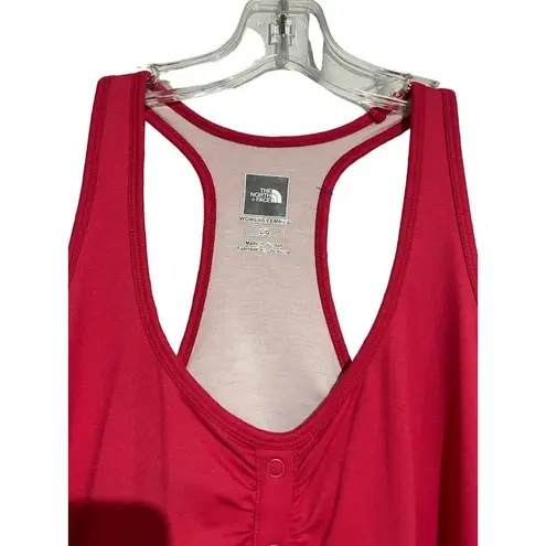 North Face Women's Dress Maxi Racerback Sleeveless Pink Size Large