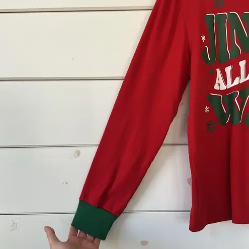 Carter’s Adult Christmas Jingle All The Way Cotton Pajama Set Unisex Lar… Red Size L