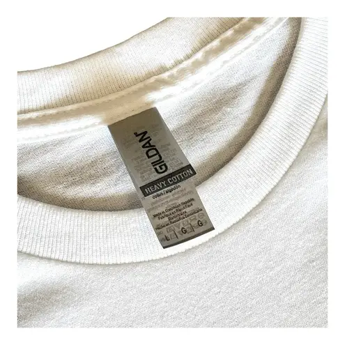 Barbie Car T SHIRT Large Weekend Vibes Puff Letters 100% Cotton Tee Gilden NWOT