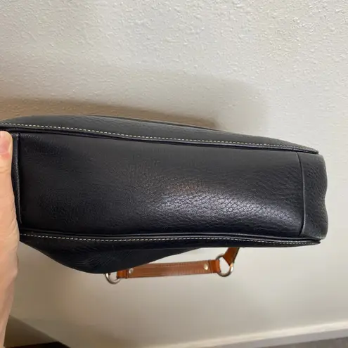 Coach Vtg ‎ DO6S-10131 Chelsea Brown Pebbled Leather Bag w/ Turn Lock