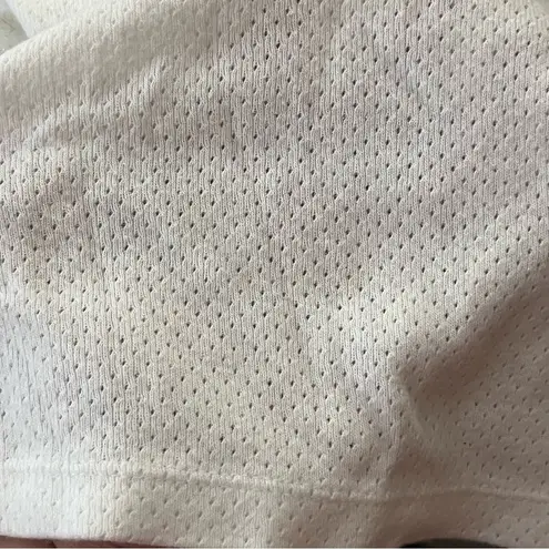 High Sierra Mesh Crop Tee Boxy Fit Athletic White XL