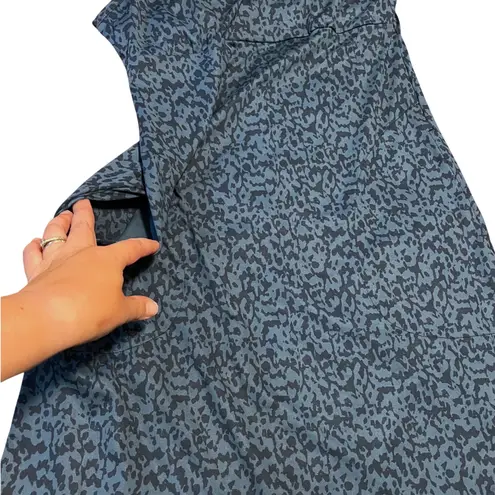 prAna Granite Springs Dress Women's Small Blue Adjustable Straps Pockets EUC