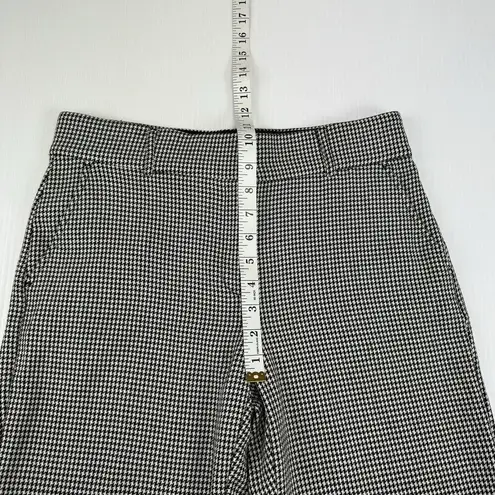 David Dart Black White Houndstooth Straight Leg Slack Pants Size 6