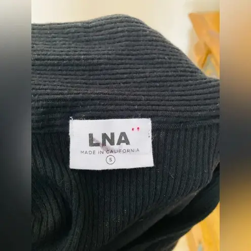 Free People  LNA Emily Jumpsuit Size Small Black NWOT