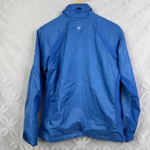 Marmot Women Lightweight Lined Packable Blue Hiking Jacket Size M