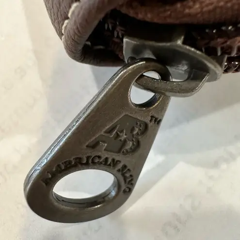 Montana West American Bling by Brown Leather & Studs zip wallet NWOT