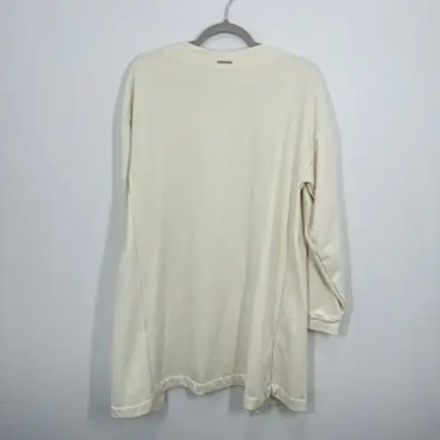 Gymshark  Women's Size Small Cream Open Front Long Sleeve Cardigan Sweater Top - Image 9
