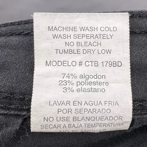 C’est Toi Black Label Jeans, Black Wash, Cotton Blend, High Rise Skinny Size undefined