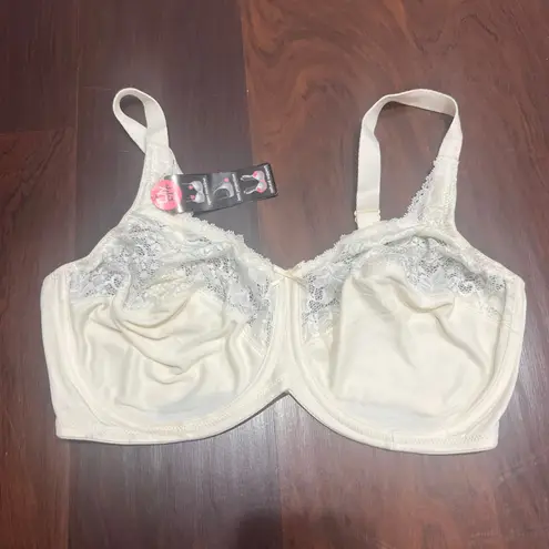 NWT Lilyette Cream Underwire Minimizer Bra Sz 38DD