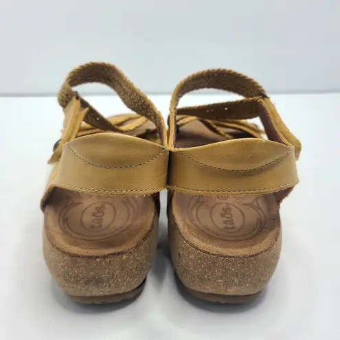 Taos Trulie Adjustable Leather Upper Sandals Shoes Women's Size 10