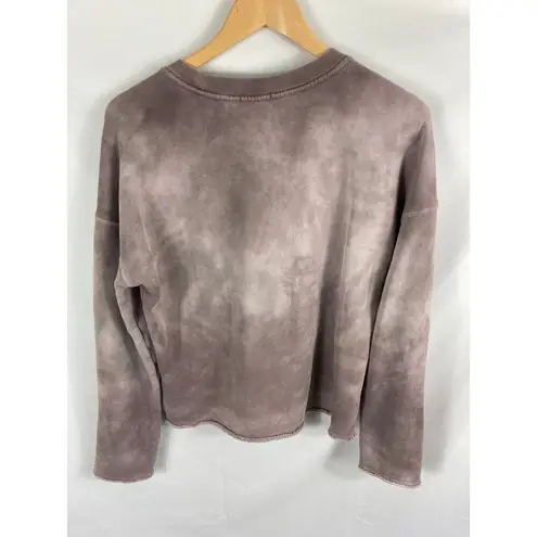 ATM Anthony Thomas Melillo Tie Dye French Terry Sweatshirt Size XS Purple