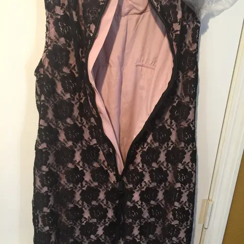 Diesel women's S nylon lace double belted embellished neck "D-IRIS" dress