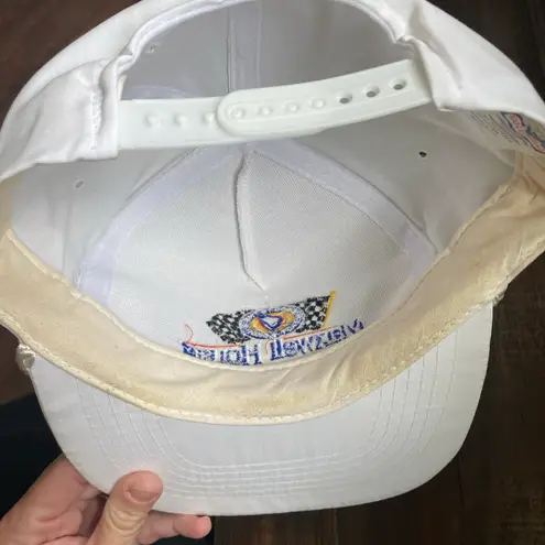 Vintage Racing Trucker Hat White