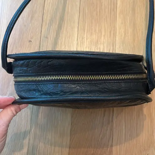 Margot Purse Tooled Leather Crossbody Black Western