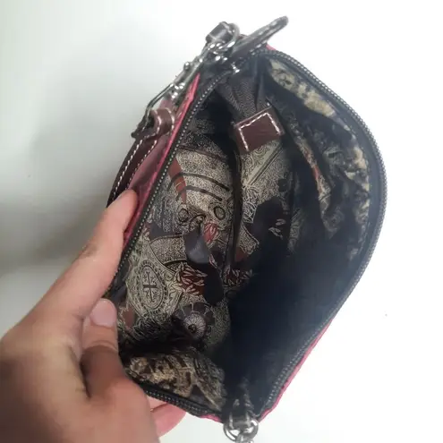 Y2K Pink Crossbody Purse Heart Detailing Vintage